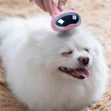 Nature's Farmer寵物Paw美容高級按摩梳, 粉色的, 1個