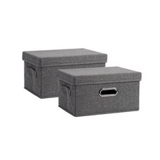 inbloom 布質收納箱 B 小型, 棕色, 2個