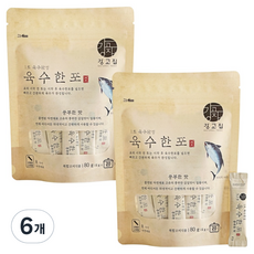 강고집 1초 육수완성 육수한포 풍부한맛 20p, 6개, 80g