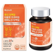 Baeknyeonnuri 優質白胺酸胺基酸補充錠, 60顆, 1罐
