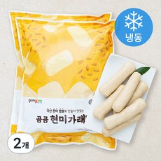 곰곰 현미가래떡(냉동), 50g, 20개입, 2개