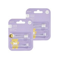 Tootus 牙刷刷頭 STAGE 1 透明 2入, 單一商品, 2個