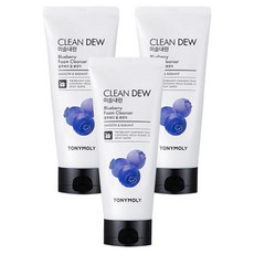 TONYMOLY 藍莓露水潔面乳, 180ml, 3入