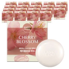 해피바스 오리지널 컬렉션 비누 체리블로섬향, 90g, 20개입
