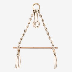 노마드 마크라메 휴지걸이, 아이보리, 1단, 1개