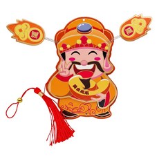 葉子小舖 立體磁吸冰箱貼 3個 1組, 黃金萬兩