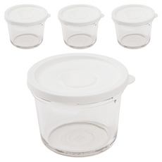 JAJU (JAJU) 可直接微波湯碗 500ml, 4個, 單品