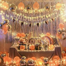 莫莫林克 居家派對 生日派對 氣球用品組 Y801, 1套, 混合顏色