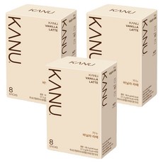 카누 바닐라 라떼, 17.3g, 8개입, 3개