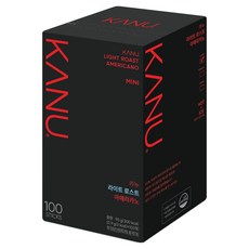 KANU 迷你淺焙美式即溶咖啡, 0.9g, 100入, 1個