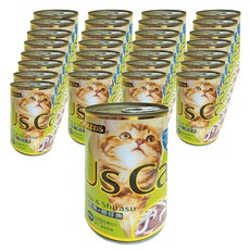 惜時 US CAT 貓罐, 鮪魚 + 吻仔魚, 400g, 48罐