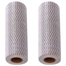 小麥購物 萬用一次性去汙免洗抹布 L2417 顏色隨機, 2捲, 1組