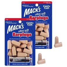Macks 울트라 귀마개, 2세트