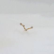 미퓨어 여성용 별자리 귀걸이 02물고기자리