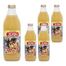 JA 青森農協 睡魔蘋果汁, 1L, 5瓶