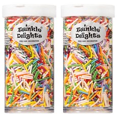 퀄리티스프링클 레인보우 스프링클 막대형, 2개, 63g