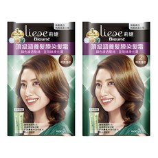 Liese 莉婕 頂級涵養髮膜染髮霜, 2 明亮淺棕, 2盒