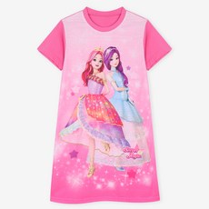 PremierFam 女童款Secret Jouju印花5分袖連身裙