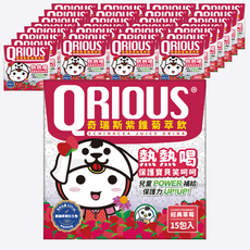 QRIOUS 奇瑞斯 紫錐菊萃飲 草莓, EIAA及USDA雙認證, 無添加人工香料、色素、防腐劑, 15包入, 3.5g, 30包