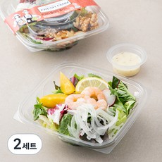 프레쉬팜 리코타 발사믹 샐러드 160g + 새우 레몬 샐러드 160g, 320g, 2세트
