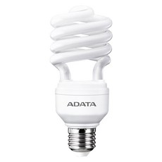 ADATA 威剛 螺旋省電燈泡 23W, 黃光 燈泡色, 4顆