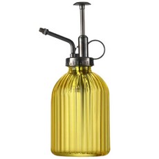 댓츠댓 레트로 프레스 유리 스프레이 분무기 스트라이프 320ml, 1개, 옐로우