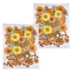 A-ONE 匯旺 真花壓花 大花包, 橘色秋意 CC06