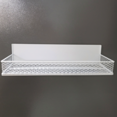 Home&A 多功能鐵製磁吸式層架, 白色, 1個