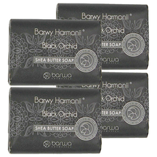 歐美BARWA 奢華SPA黑蘭花香氛皂，植物素材，65年香皂工藝, 190g, 4個