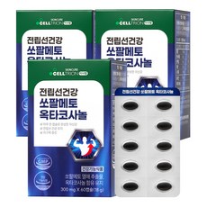 이너랩 전립선건강 쏘팔메토 옥타코사놀 18g, 3개, 60정