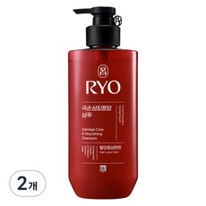 려 함빛 극손상 & 영양 샴푸 탈모증상완화 플로럴 파우더리향, 480ml, 2개