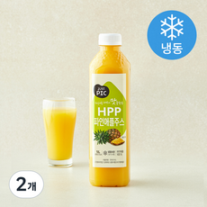 팜앤푸드 HPP 파인애플주스 (냉동), 2개, 1L