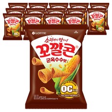 꼬깔콘 롯데제과 군옥수수맛, 67g, 15개