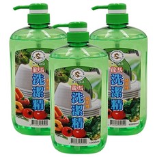 德國龍馬 洗潔精, 1L, 3瓶