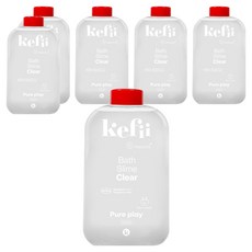 kefii 沐浴史萊姆 透明款, 540ml, 6個
