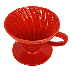 HARIO 好璃奧 V60紅色02磁石濾杯, 119 x 100 x 82mm  360g, 1個
