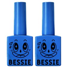 BESSIE 歡樂夏日凝膠美甲, B10 馬爾地夫藍, 11ml, 2個