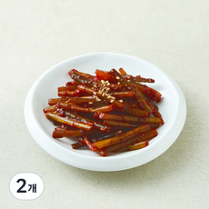 명심정 마늘쫑 무침, 120g, 2개
