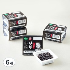 맑은물에 김석원 쥐눈이콩 낫또, 45.5g, 8개입, 6개