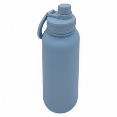 Mag Safe磁吸手把/手機支架 不鏽鋼保溫瓶 BD-461A-BL, 霧霾藍, 1L, 1個