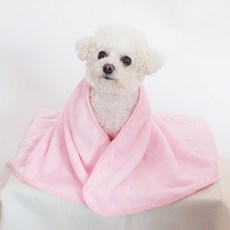 딩동펫 반려동물 이지 극세사 이불담요, 밀키핑크, 1개
