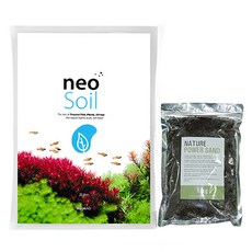 Neo 水草黑土 3mm 8L + Nature Power Sand 能量沙 1kg 套組, 1套