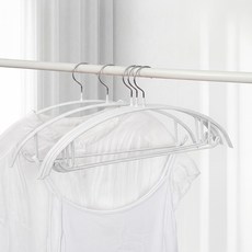 코멧 홈 어깨 뿔 방지 논슬립 옷걸이, 화이트, 30개