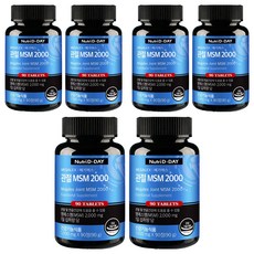Nutri D-DAY MEGALEX MSM2000 補充錠, 90顆, 6罐