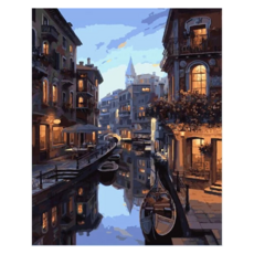 ArtLife 藝術生活 數字油畫DIY 50 x 40cm, 87673 塞納河畔, 1盒