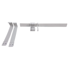 妃妃嚴選 太空鋁門後掛鈎 6鈎組 經典白, 1組