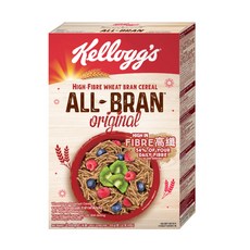 家樂氏 ALL-BRAN 高纖麥麩早餐穀物, 含54%膳食纖維, 315g, 1盒