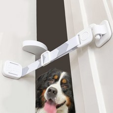 DOOR BUDDY 防關閉門擋和皮帶組合狗貓安全門長度, 單色