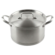 Kiyodo 銘匠不鏽鋼雙耳鍋, 22cm, 不鏽鋼色, 1個