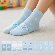 프리미에팜 아동용 시나모롤 멀티 단목 양말 5종 세트